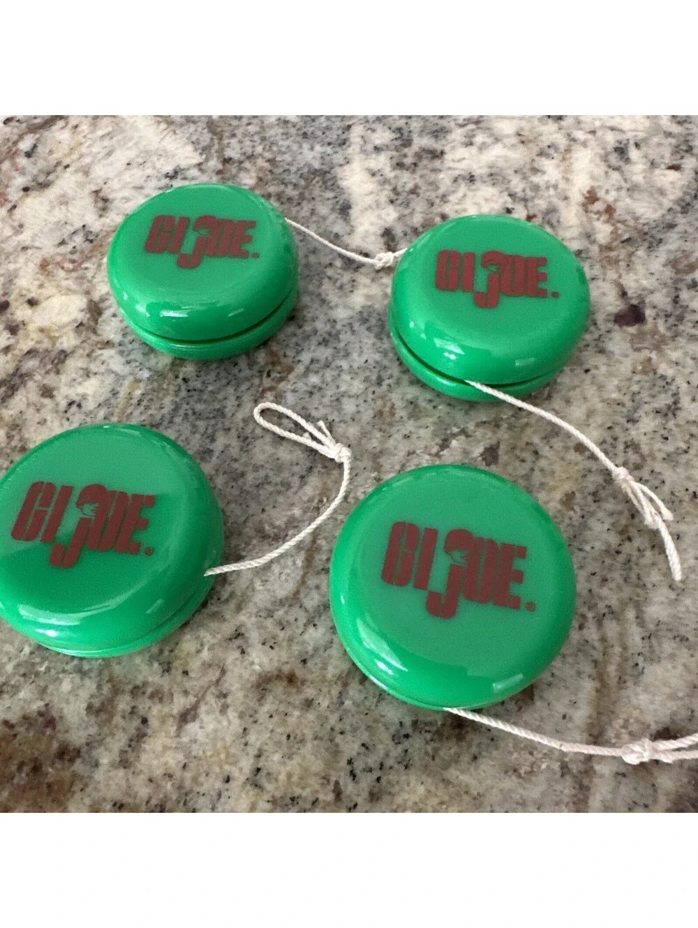 4x G.I. Joe Yo-Yo Lot Hong Kong 1980s GOOD CONDITION + FAST SHIPPING